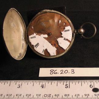 bullet struck pocket watch of sgt john o foering 86 20 3 3