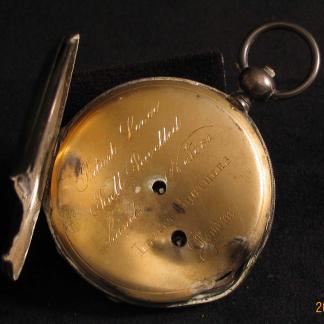 bullet struck pocket watch of sgt john o foering 86 20 3 4